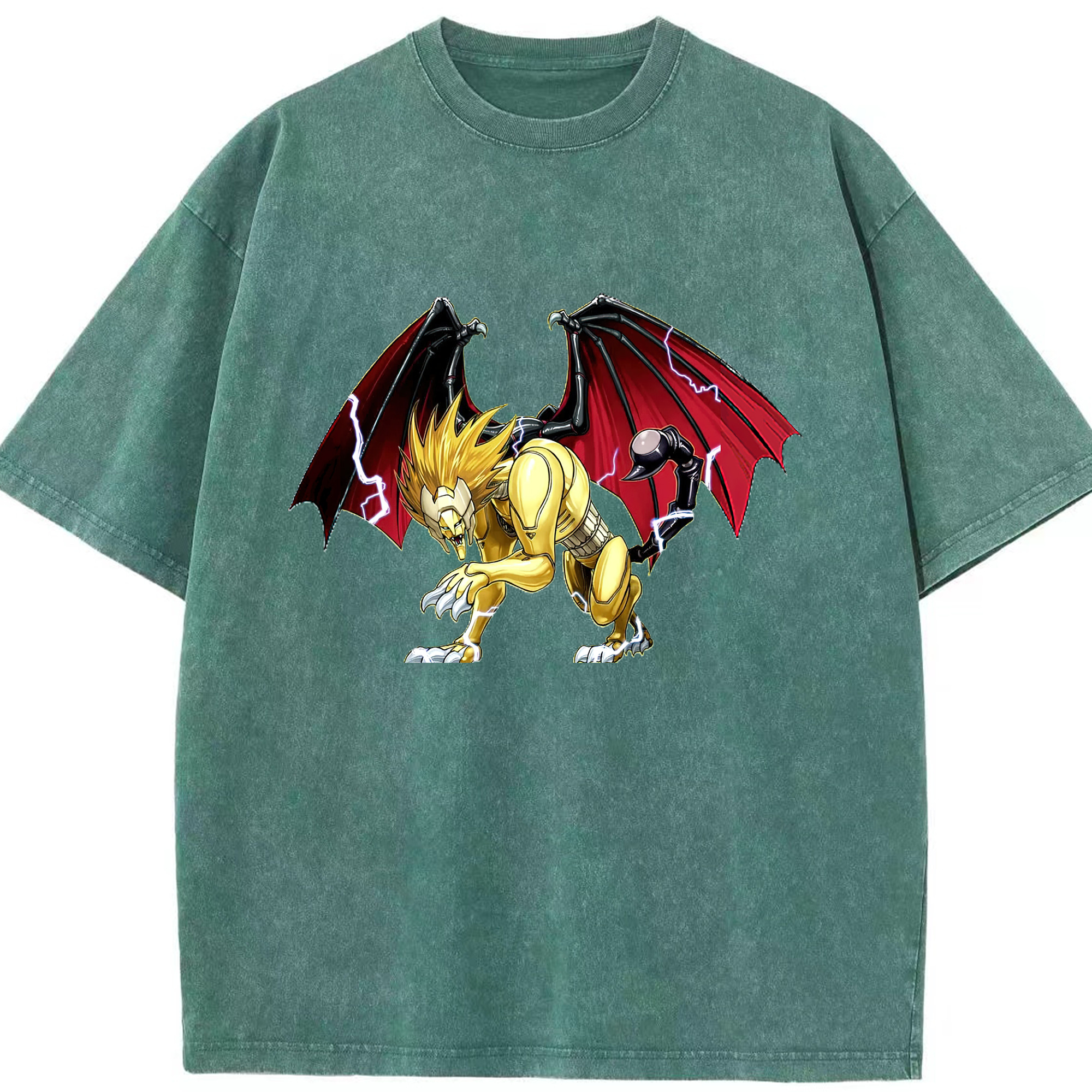 （画像用） 遊☆戯☆王 Yu-Gi-Oh! 綿100% ヴィンテージ風 半袖Tシャツ（フロントプリント）